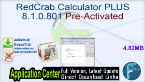 RedCrab Calculator PLUS 8.1.0.801 With Crack [Latest 2022]